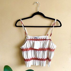 Zara Crop Boho Tank
